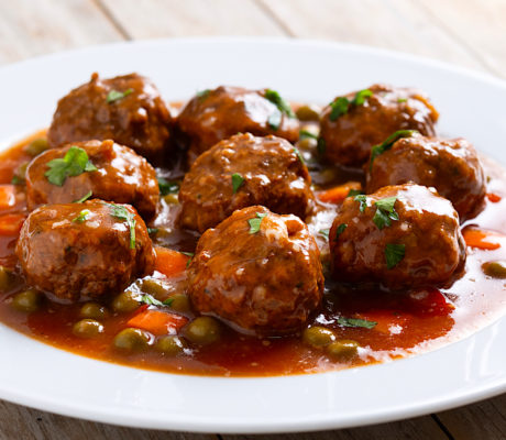 Albóndigas a la Jardinera