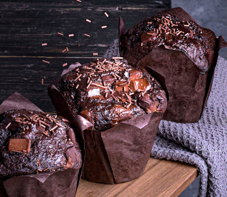 Muffins de Triple Chocolate