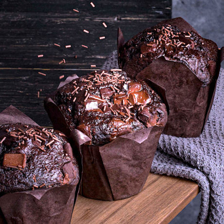 Muffins de Triple Chocolate