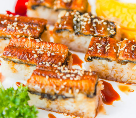 Nigiri de Anguila Ahumada