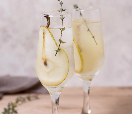 Cocktail Pera y Cava