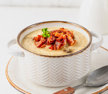 Crema de Champiñones y Coliflor