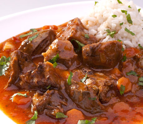 Ternera Guisada con Arroz