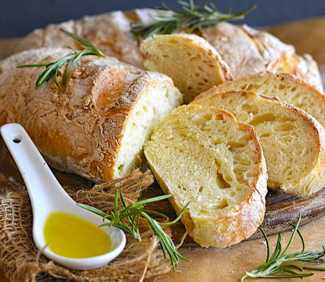 Pan Ciabatta de Aceite y Romero