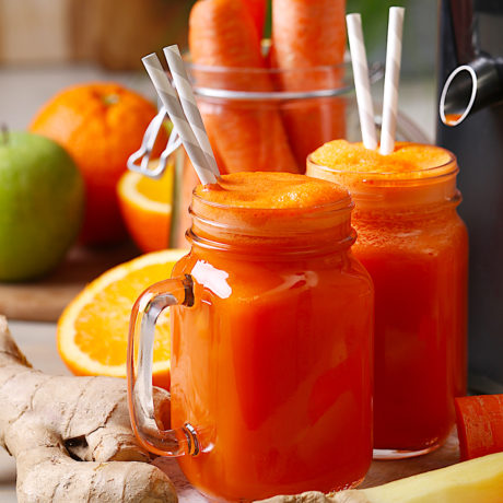 Smoothie de Zanahoria con Naranja, Jengibre y Miel de Naranjo