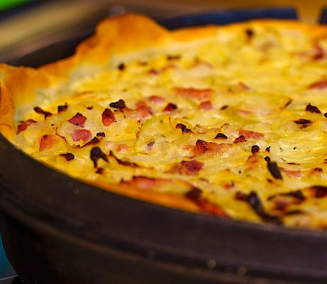 Quiche Lorraine de Bacon y Cebolla