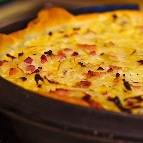 Quiche Lorraine de Bacon y Cebolla