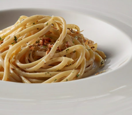 Pasta al Parmesano Macerado en Whisky