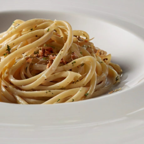 Pasta al Parmesano Macerado en Whisky