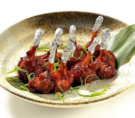 Pops de Codorniz en BBQ Hoisin