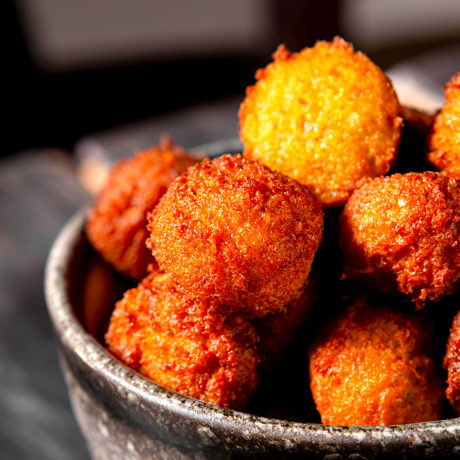 Croquetas de Chorizo Ibérico a la Miel de Eucalipto