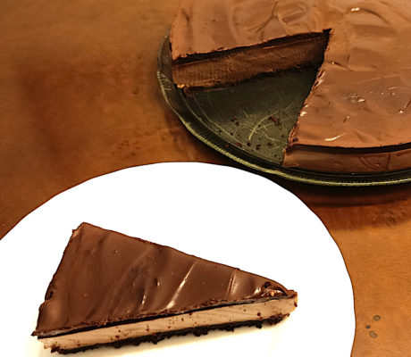 Cheesecake de Yogur Griego con Chocolate