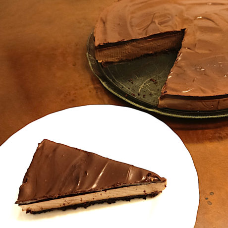 Cheesecake de Yogur Griego con Chocolate