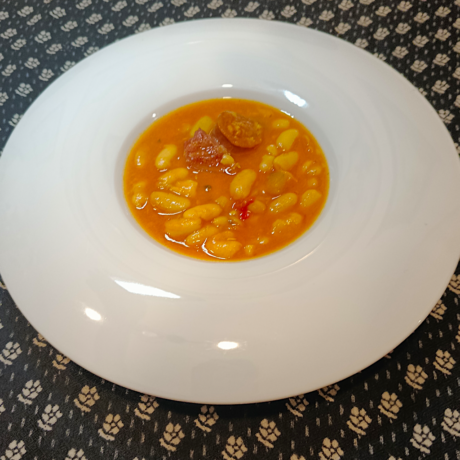 Alubias Rápidas con Chorizo
