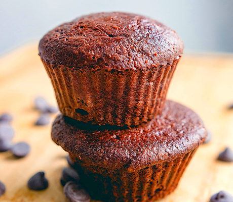 Magdalenas de Chocolate con Cacao, Naranja y Mandarina