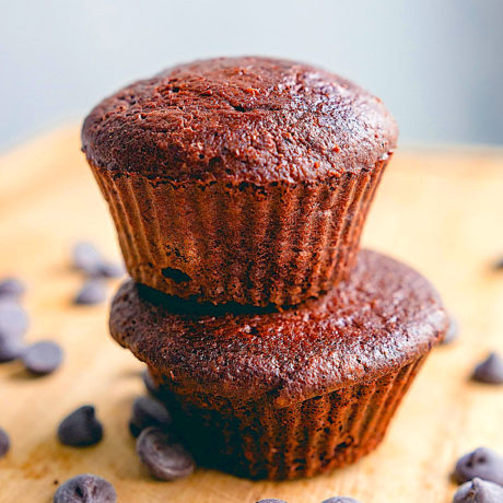 Magdalenas de Chocolate con Cacao, Naranja y Mandarina
