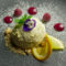 Mousse de Pistacho y Limón con Tierra Cítrica de Jengibre