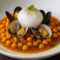 Garbanzos a la Marinera con Aire de Albariño