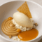 Praliné Salado de Frutos Secos con Caramelo al Ron, Crema Helada y Frutas de Verano
