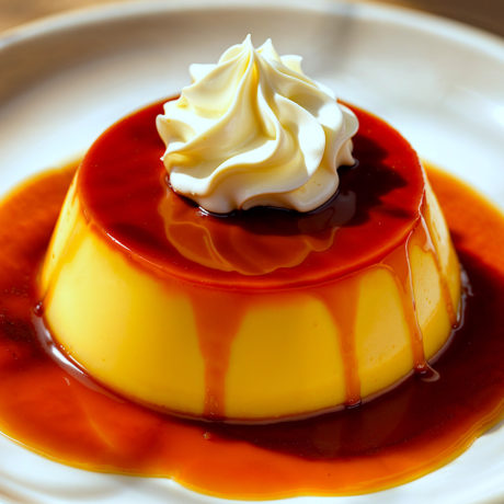 Flan de Naranja