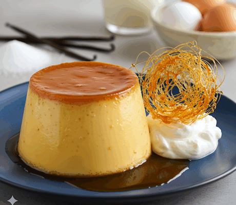 Flan Cremoso a la Vainilla