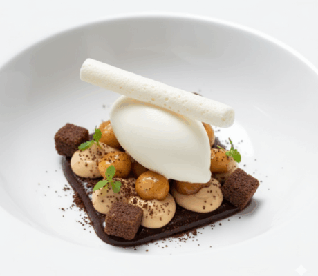 Café Avellana Cremoso y Leche Quemada con Macadamias Caramelizadas