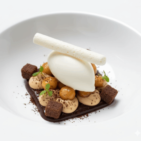 Café Avellana Cremoso y Leche Quemada con Macadamias Caramelizadas