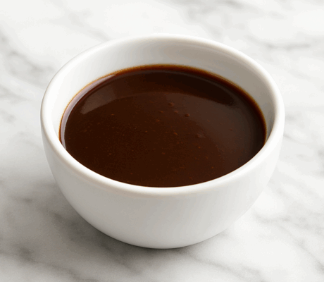 Salsa de Vino con Cacao, Café y Miso Rojo