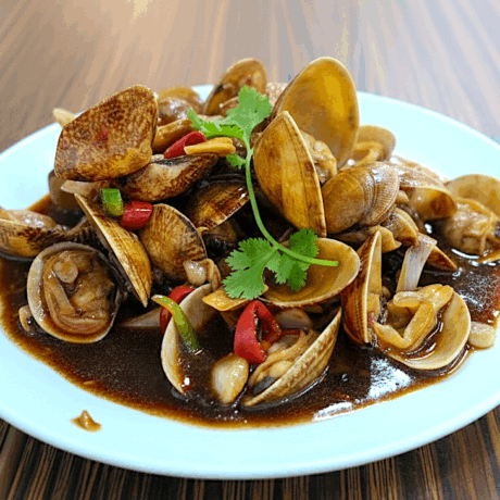 Almejas en Salsa Asiática