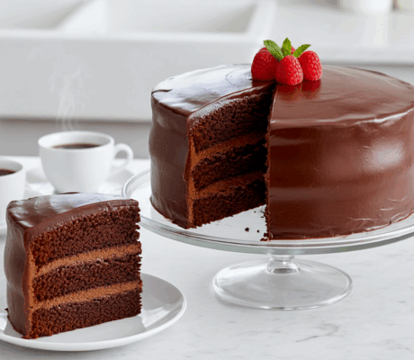 Pastel de Cacao y Chocolate