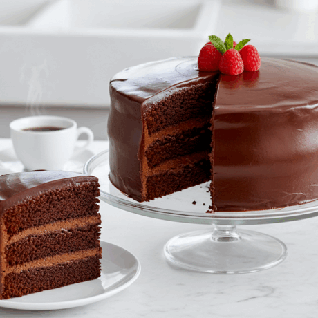 Pastel de Cacao y Chocolate