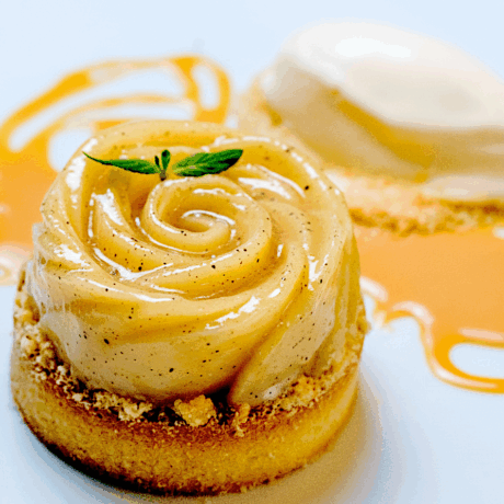 Manzana con Queso y Frutos Secos