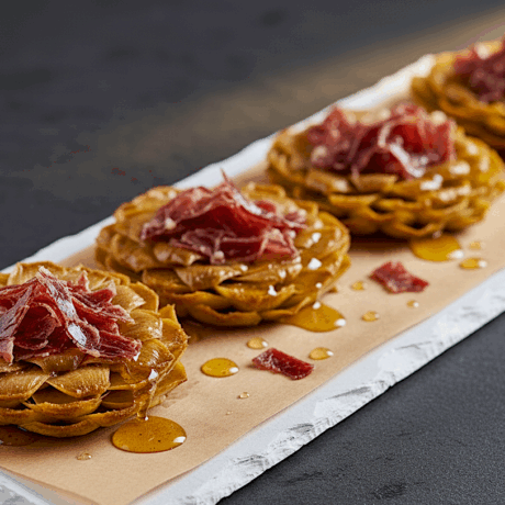 Flor de Alcachofa al Jamón de Jabugo