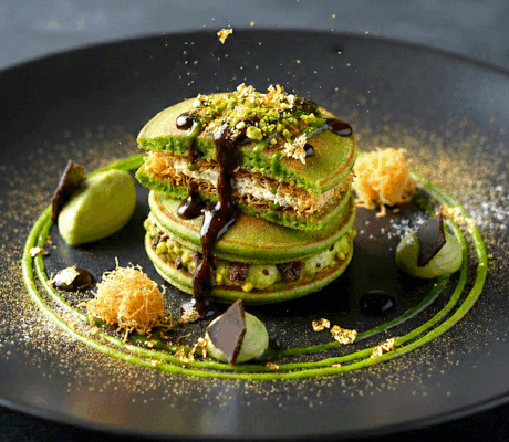 Tortitas Dubai de Pistacho con Chocolate