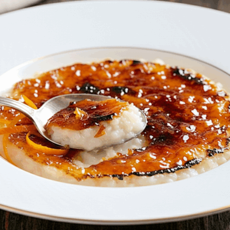 Arroz con Leche Cremoso con Caramelo