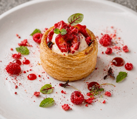 Hojaldre Relleno Diplomático