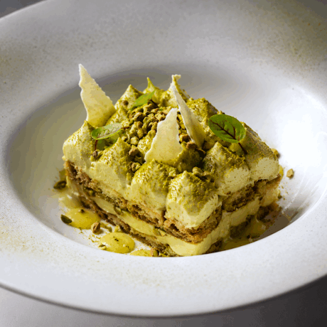 Tiramisú de Pistacho