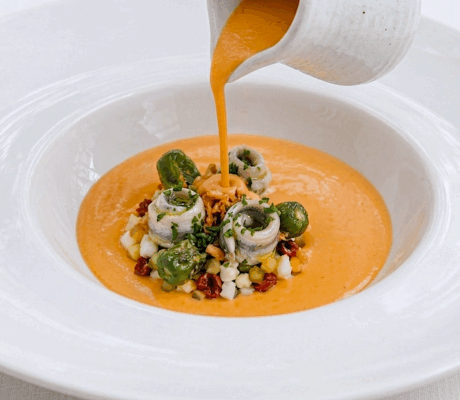 Gazpacho de Melocotón