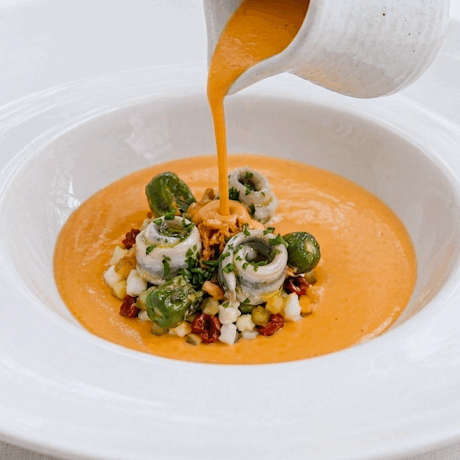 Gazpacho de Melocotón