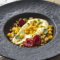 Tropical Cremoso de Maracuyá con Mango, Lima y Crumble de Pistacho